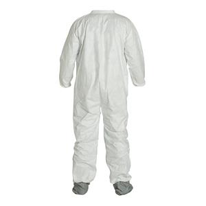 TY121SWH7X0025NS | Tyvek 400 Coverall No Hood Socks Size 7X Color Whi
